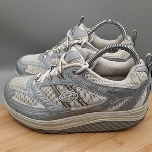 Skechers Shoes 9.5 Shape Ups Fitness White Toning Walking Sneakers‎ 11814 Flaws